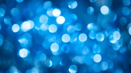 Obraz premium Blue Bokeh Background