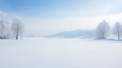 Obraz premium Serene Winter Landscape