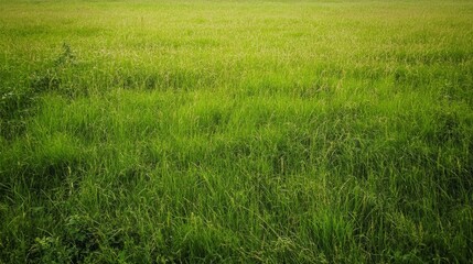 Obraz premium Lush Green Grass Field