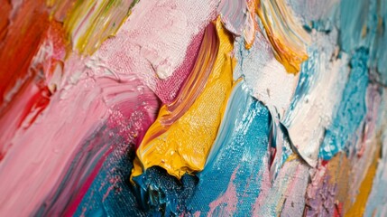 Vibrant Abstract Paint Texture