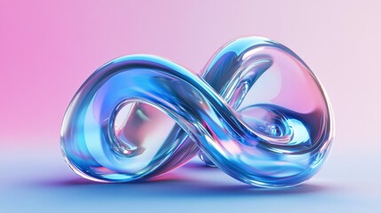 Infinite Possibilities in Abstract Blue