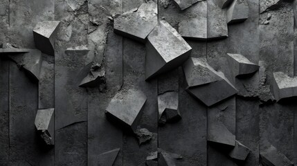 Abstract Dark Concrete Texture
