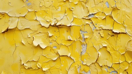 Yellow plaster's texture