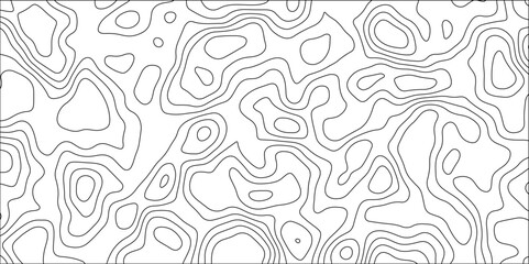 Contour map background. Geography scheme and terrain. Topography grid map. Stylized topographic contour map. Geographic line mountain relief. Abstract lines or wavy backdrop background.	
