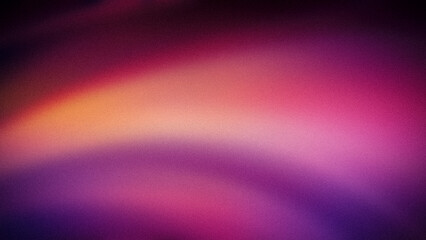 This vibrant 4K abstract gradient features a warm blend of purple, red, orange, and pink hues with a grainy, blurred texture. Perfect for digital wallpapers, banners, and backgrounds