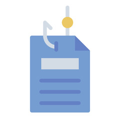 Data theft icon representing phishing attacks and cybercrime involving online fraud.