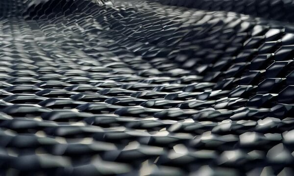 Carbon Fiber Weave Texture Background, Video