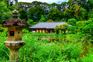京都、浄瑠璃寺の本堂
