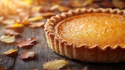 homemade Thanksgiving dessert on table