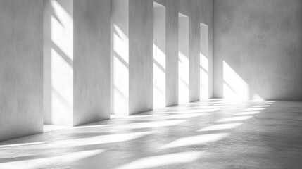 Fototapeta premium Contemporary Grey Gradient Abstract Studio Wall Background: Smooth Gradient Effect for Professional Settings, Ideal for Studio Photography and Artistic Visual Presentations Generative AI