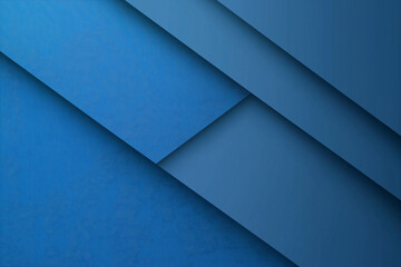 Abstract Blue Layers in Minimal Design