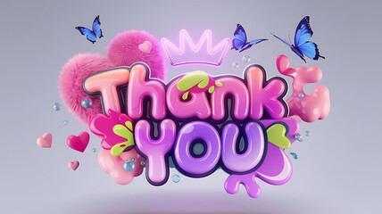 Image with the phrase "thank you"	