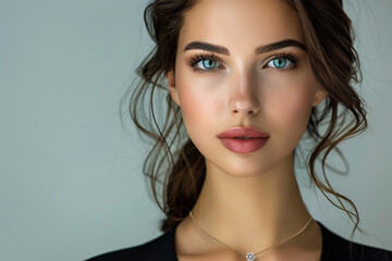 A Beautiful Woman with an Exquisite Diamond Jewellery, Embodying Beauty, Sophistication, and Cultural Grace in Modern Fashion