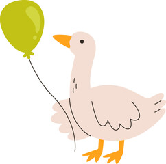 Goose With Balloon