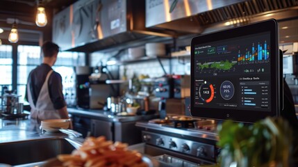 Digital Dashboard in a Restaurant Kitchen for Efficient Energy Management and Savings Tracking
