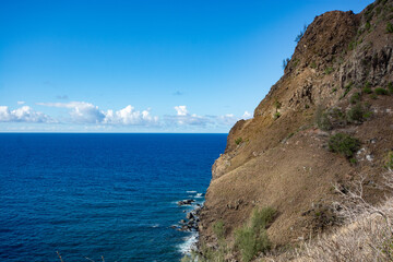 Fototapeta premium View of the west coast of Maui. Area of Olowalu, Hawaii