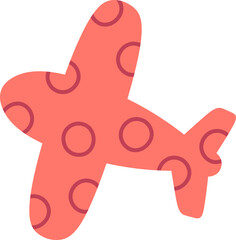 Plane With Circles Pattern