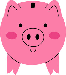 Piggy Bank Coin Container