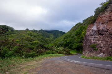 View of the west coast of Maui. Area of Olowalu, Hawaii