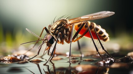 Naklejka premium mosquito isolated on transparent background. png file