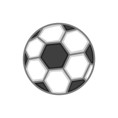 Obraz premium simple illustration of a soccer ball