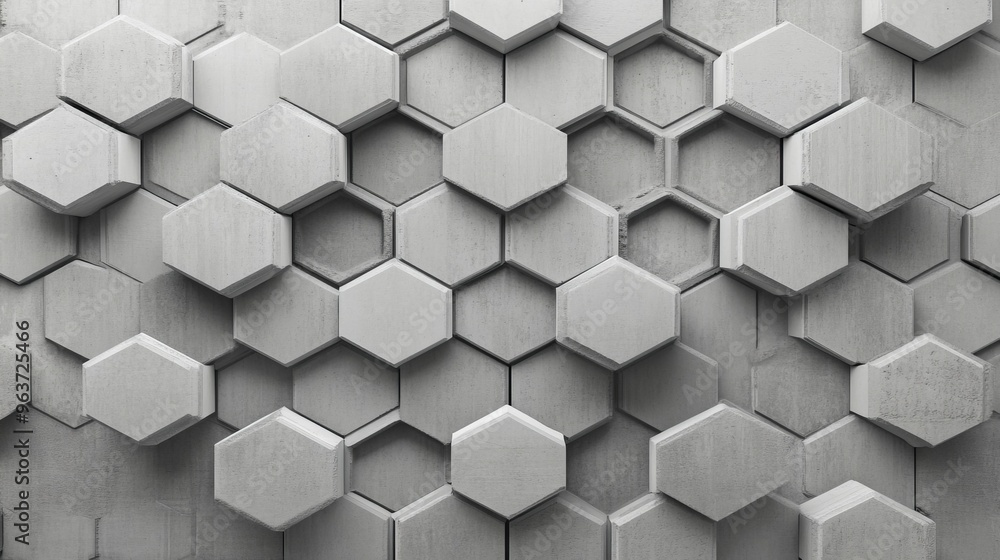 Wall mural Geometric Hexagonal Background