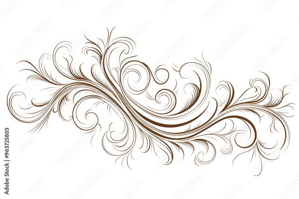 Poster a creative pattern on a plain white background, suitable for use in illustrations and graphics
