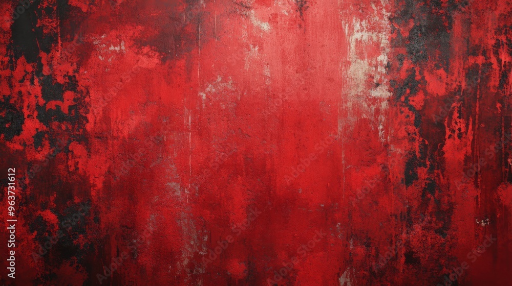 Poster this is a striking abstract background that features beautifully scratched bright red paint spread a