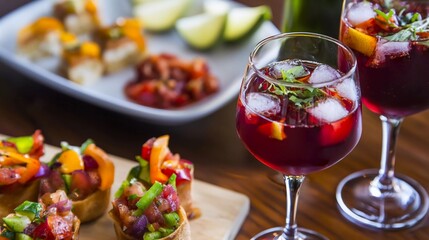 delicious spanish tapas and sangria