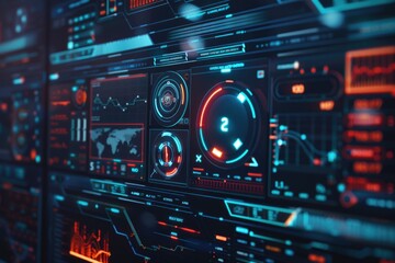 Obraz premium A digital clock displayed on a computer screen