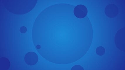 abstract blue background with circles