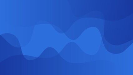 Abstract blue background with waves