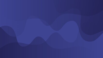 Abstract blue background with wavy geometrical shapes