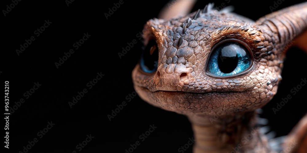 Sticker Close-up of a reptile's eye