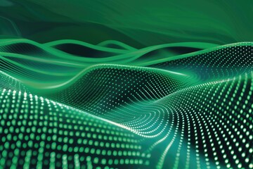 Obraz premium A close-up of a computer screen displaying a wavy pattern