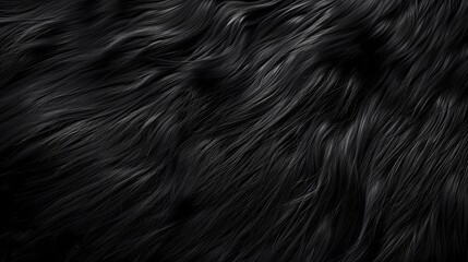 Abstract Black Hair Texture