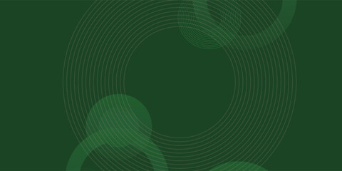 abstract green background with overlapping circle and subtle line pattern. vektor