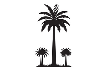 Fototapeta premium Realistic Palm Tree Vector Illustration EPS