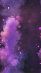 magical misty with bokeh effect in black background