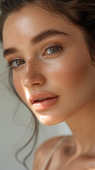 Naklejka premium Portrait of Beautiful Women, Skincare Model