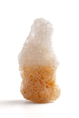 Crisp Freeze Dried Cola Bottle Gummies Isolated on a White Background