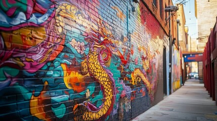 Obraz premium graffiti on the wall