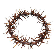 Crown of Thornes on Transparent Background