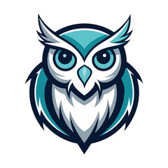 vector beautiful owl logo design