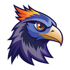 vector eagle head logo