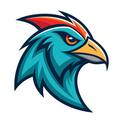 vector eagle head logo