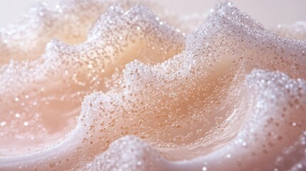 Fototapeta premium Abstract Pink And White Texture With Sparkle And Bubbles