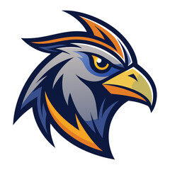 vector eagle head logo