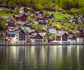 Obraz premium Hallstatt village, Austria