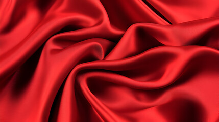 Luxurious Red Satin Fabric - Perfect for Your Designs!